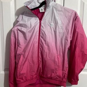 Adidas Hot Pink windbreaker jacket